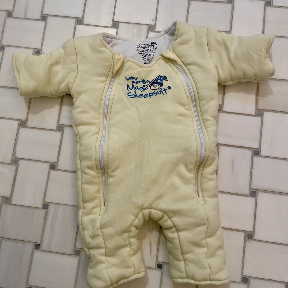 Magic Sleepsuit Yellow Baby Bodysuit